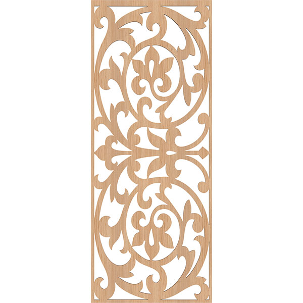 Ekena Millwork WALW18X45X0375SHWHI