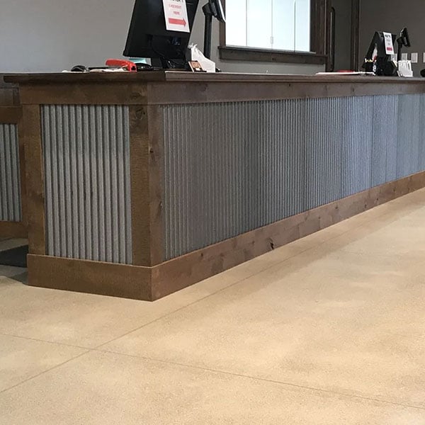 Metal Wainscot Paneling