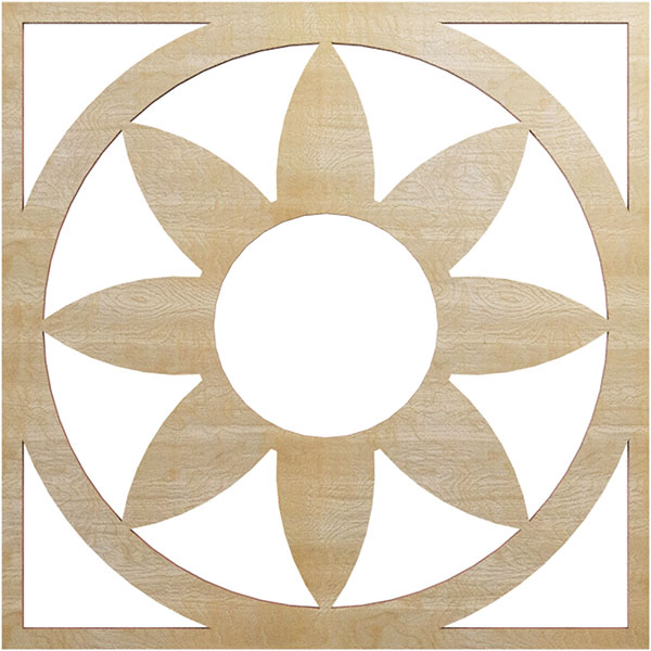 Ekena Millwork CMWP16X16X0375BLMA