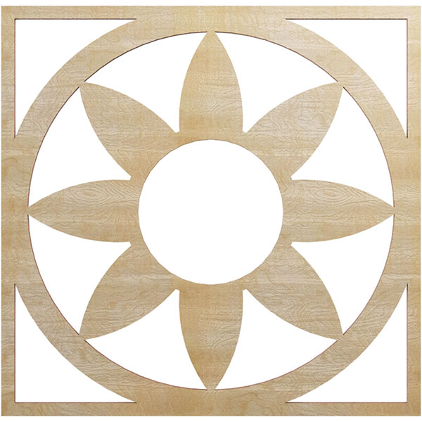 Ekena Millwork CMWP18X18X0250BLMA