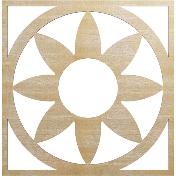 Ekena Millwork CMWP22X22X0375BLMA