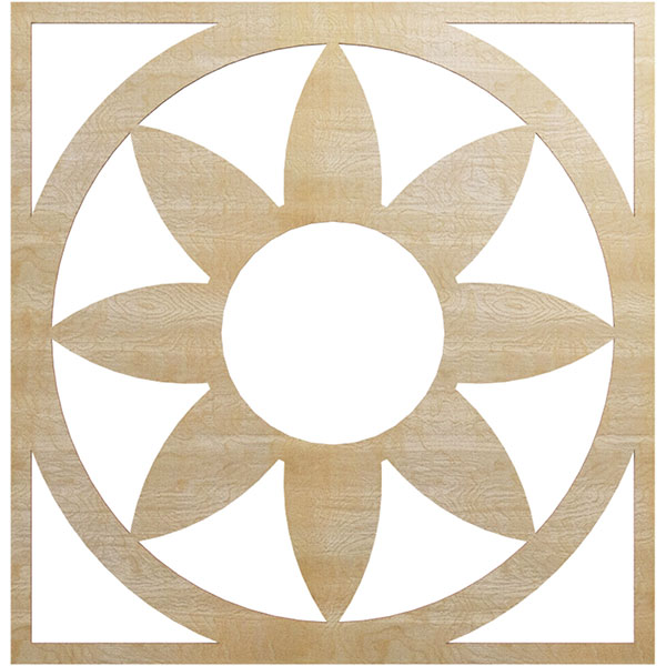 Ekena Millwork CMWP28X28X0250BLMA