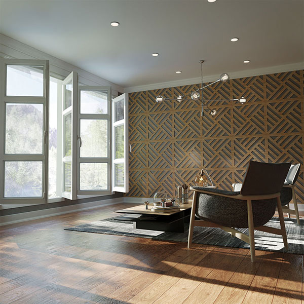 Ekena Millwork WALW24X24X0375ALLMA