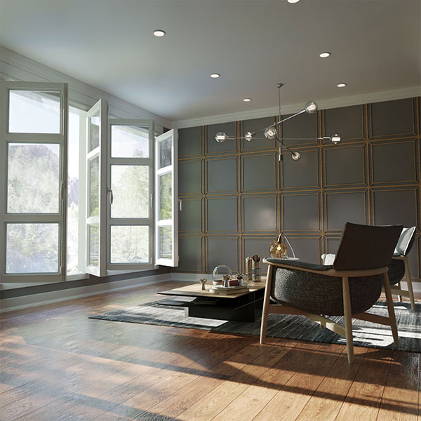 Ekena Millwork WALW24X24X0250FPYMA