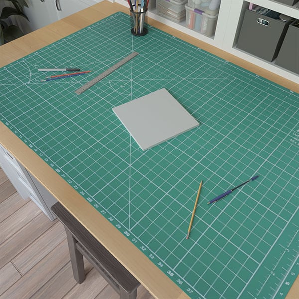 7 3/4"W x 7 3/4"H x 3/8"T PVC Hobby Board