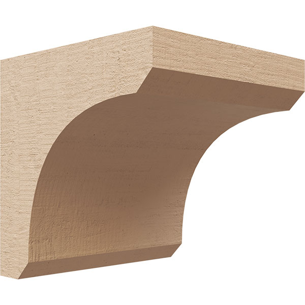 Ekena Millwork CORUR04X04X04LGYRCPR