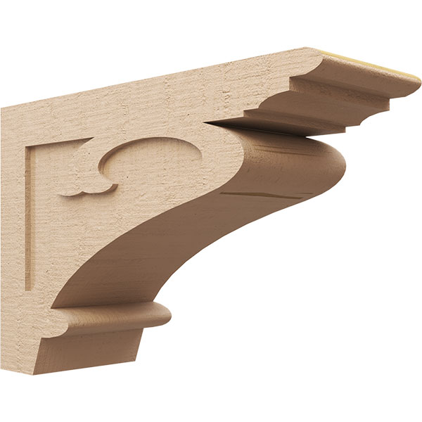 Ekena Mllwork 72"W X 30"H X 1"P (10/12) Ptch Bordeaux Archtectural