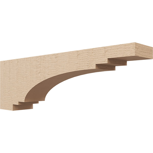 Ekena Millwork CORUR04X24X08PECRCPR