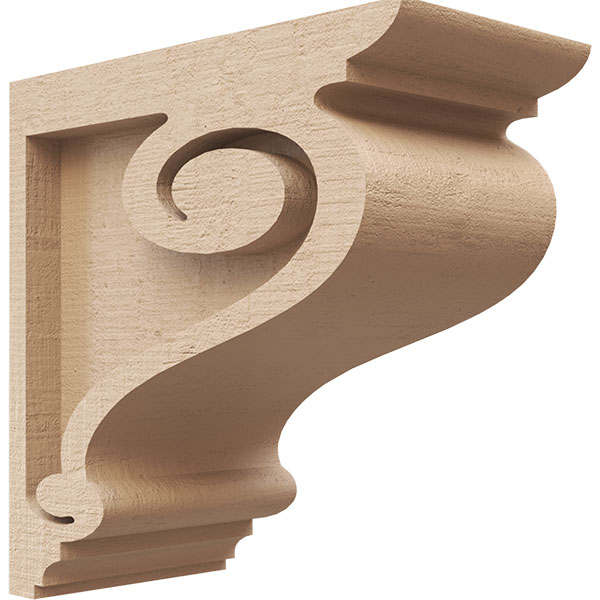 Ekena Millwork CORUR03X06X06SCRRCPR