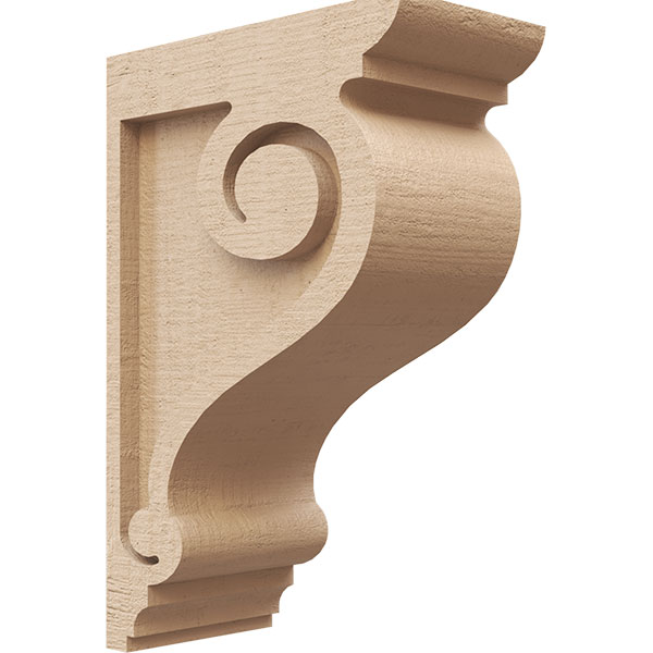 Ekena Millwork CORUR04X08X12SCRRCPR