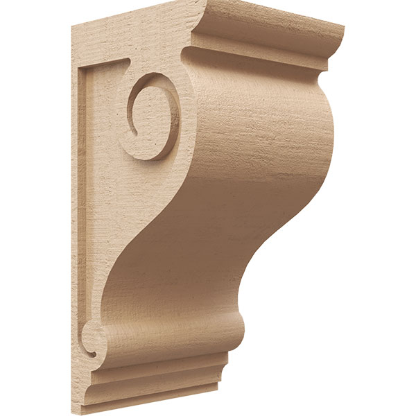 Ekena Millwork CORUR09X09X18SCRRCPR