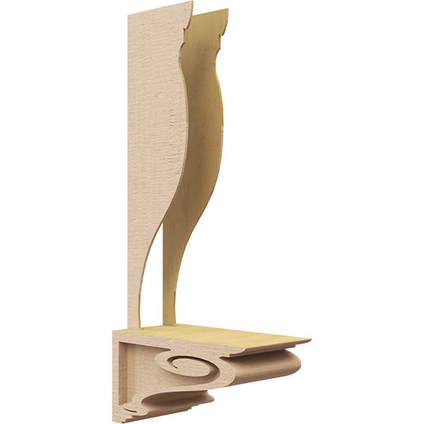 Ekena Millwork CORUR04X08X04SCRRCPR
