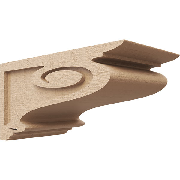 Ekena Millwork CORUR09X18X09SCRRCPR