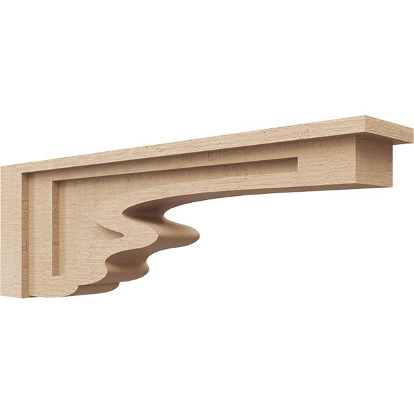Ekena Millwork CORUR04X24X08HLDRCPR