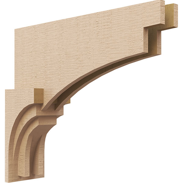 Ekena Millwork CORUR04X04X08ROCRCPR