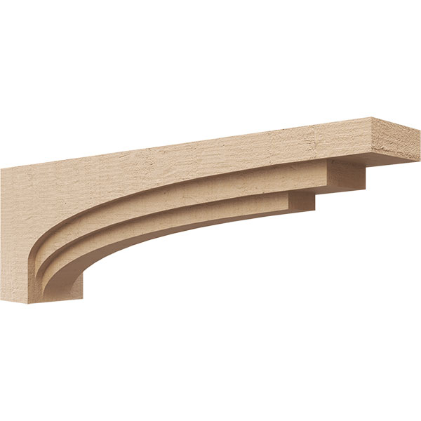 Ekena Millwork CORUR04X24X08ROCRCPR