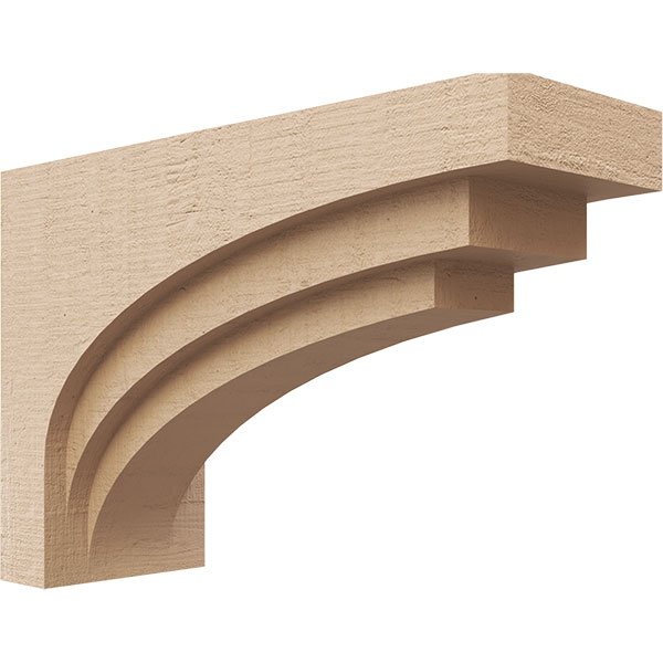 Ekena Millwork CORUR04X12X08ROCRCPR