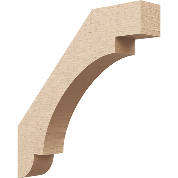 Ekena Millwork BRCUR03X18X18ASPRCPR