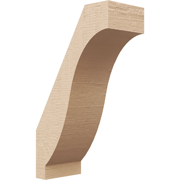 Ekena Millwork BRCUR03X06X10BKRRCPR