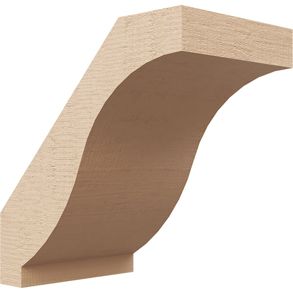 Ekena Millwork BRCUR05X08X08BKRRCPR