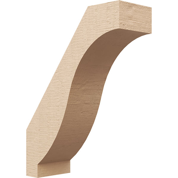 Ekena Millwork BRCUR05X14X18BKRRCPR