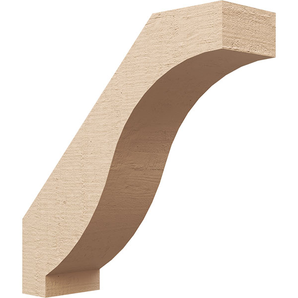 Ekena Millwork BRCUR05X18X18BKRRCPR