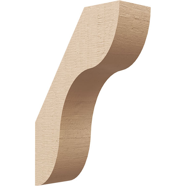 Ekena Millwork BRCUR03X08X12CARRCPR