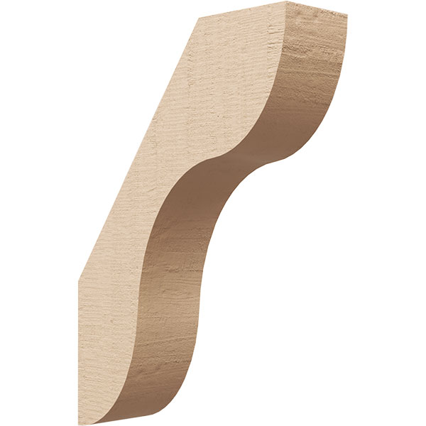Ekena Millwork BRCUR03X10X14CARRCPR