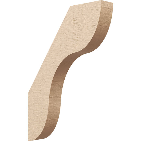 Ekena Millwork BRCUR03X18X24CARRCPR