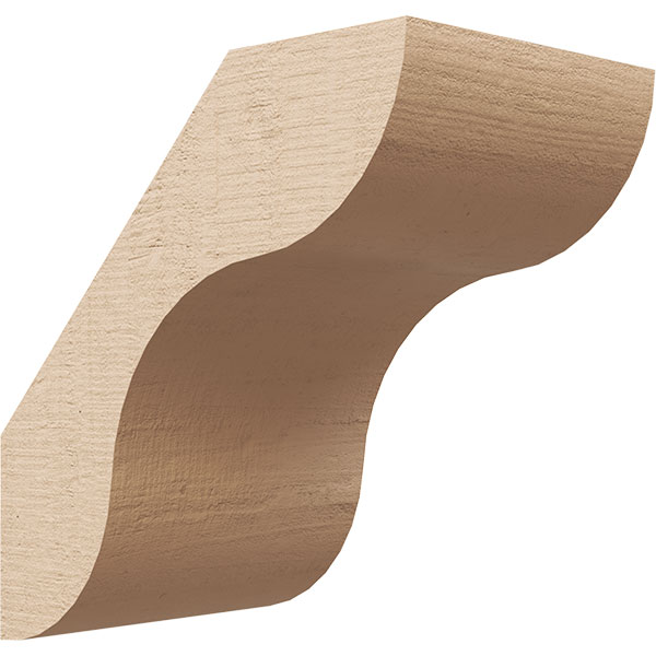 Ekena Millwork BRCUR05X08X08CARRCPR