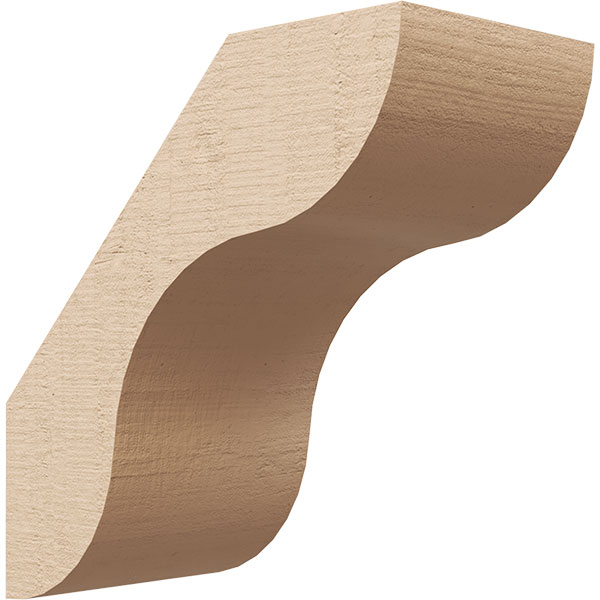 Ekena Millwork BRCUR05X10X10CARRCPR
