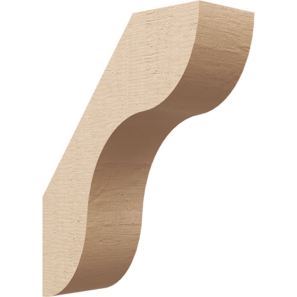 Ekena Millwork BRCUR05X14X18CARRCPR
