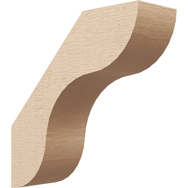 Ekena Millwork BRCUR05X16X16CARRCPR