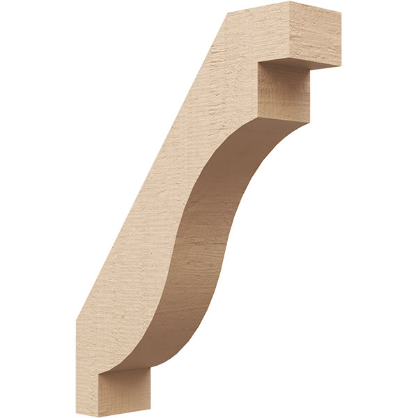 Ekena Millwork BRCUR03X12X16CHGRCPR