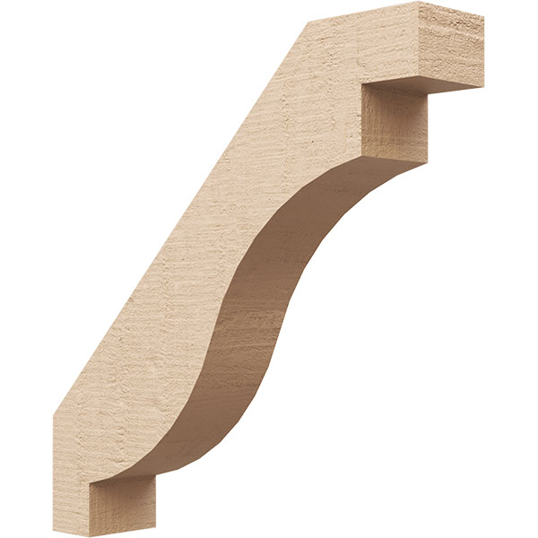 Ekena Millwork BRCUR03X16X16CHGRCPR