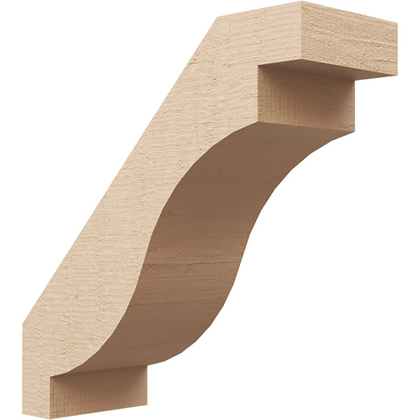 Ekena Millwork BRCUR05X14X14CHGRCPR