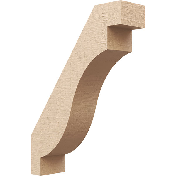 Ekena Millwork BRCUR05X18X24CHGRCPR