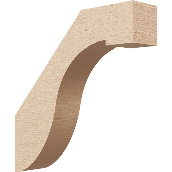 Ekena Millwork BRCUR03X14X14DELRCPR