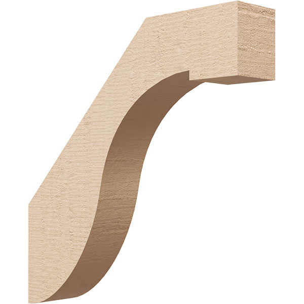 Ekena Millwork BRCUR03X16X16DELRCPR