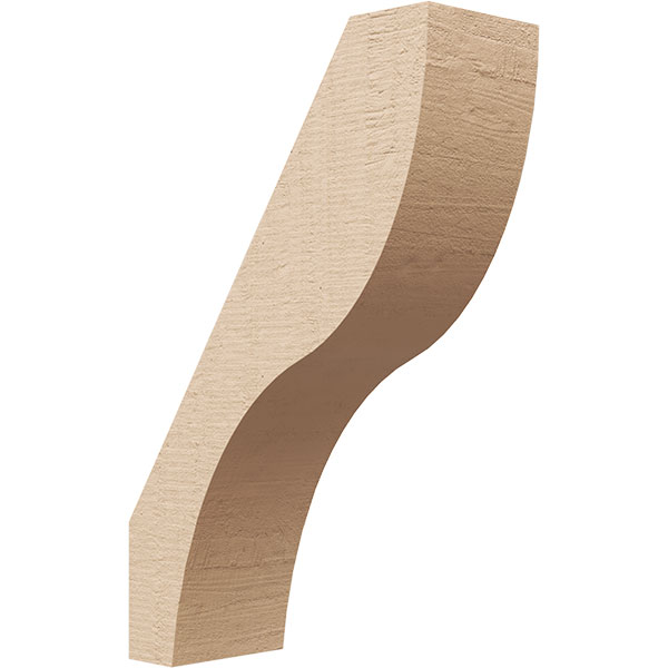 Ekena Millwork BRCUR03X08X12GNVRCPR