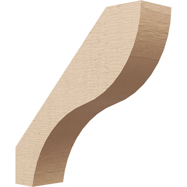 Ekena Millwork BRCUR03X12X12GNVRCPR