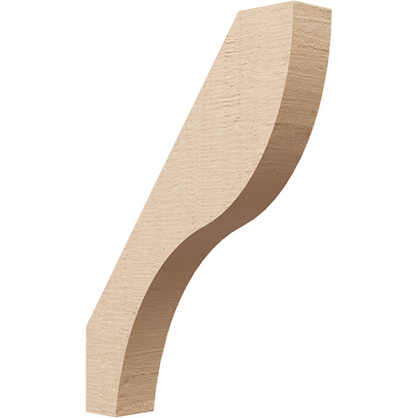 Ekena Millwork BRCUR03X16X22GNVRCPR