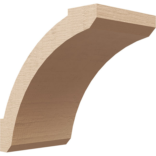 Ekena Millwork BRCUR05X08X08LFTRCPR