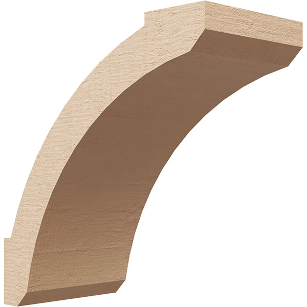 Ekena Millwork BRCUR05X10X10LFTRCPR