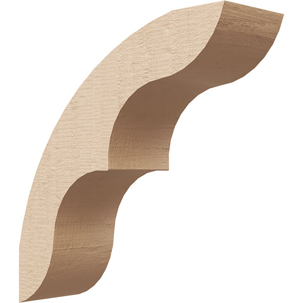 Ekena Millwork BRCUR03X10X10OZKRCPR