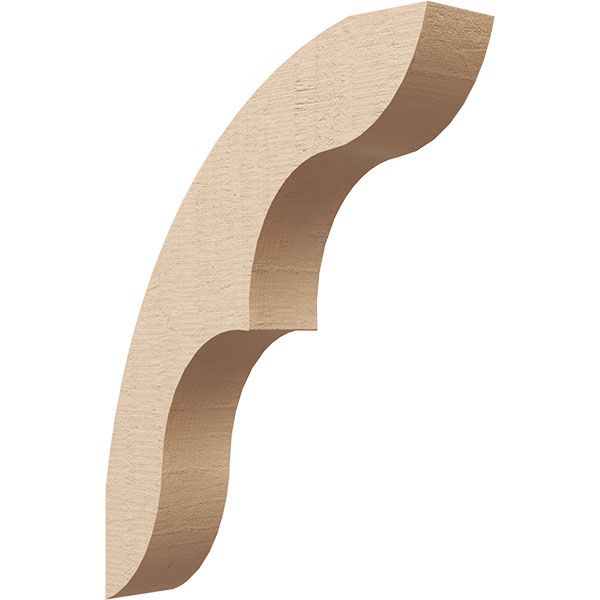Ekena Millwork BRCUR03X14X18OZKRCPR