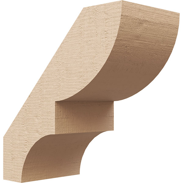 Ekena Millwork BRCUR03X06X06RIDRCPR
