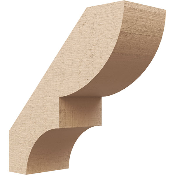 Ekena Millwork BRCUR03X08X08RIDRCPR