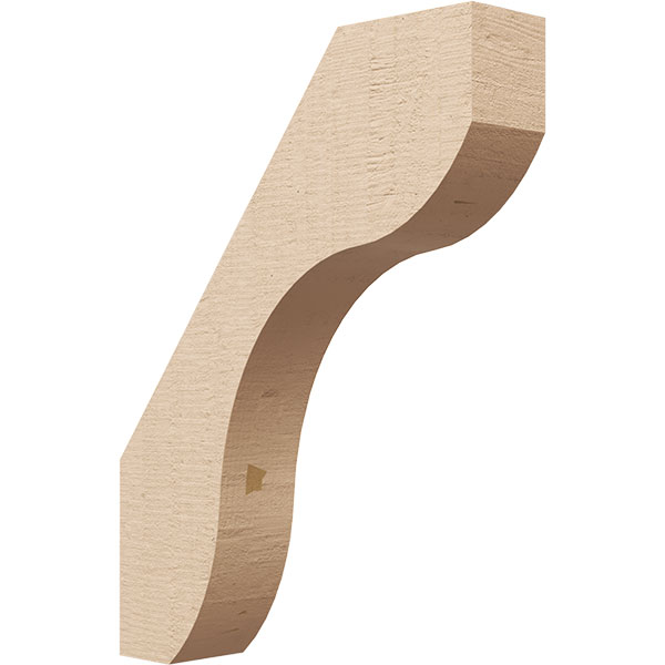 Ekena Millwork BRCUR03X14X18STARCPR