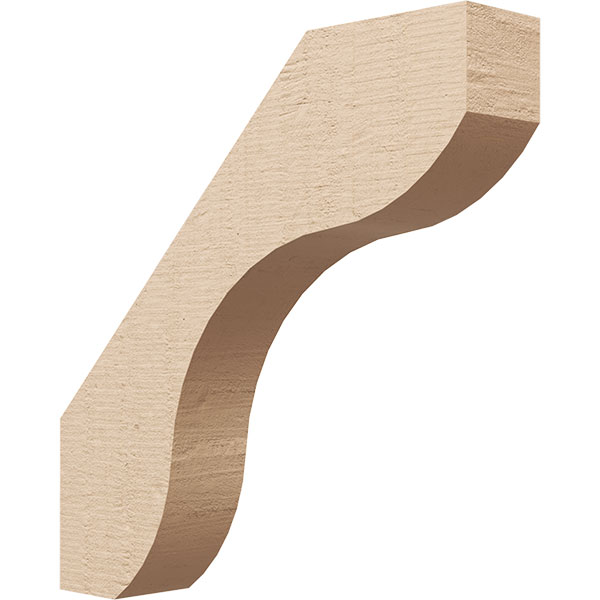Ekena Millwork BRCUR03X16X16STARCPR